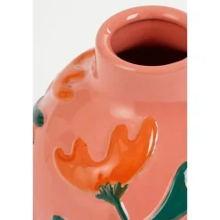 Mica Decorations Ava Vaas - H20 x Ø20 cm - Keramiek - Roze Outlet