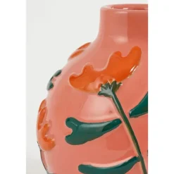 Mica Decorations Ava Vaas - H20 x Ø20 cm - Keramiek - Roze Outlet