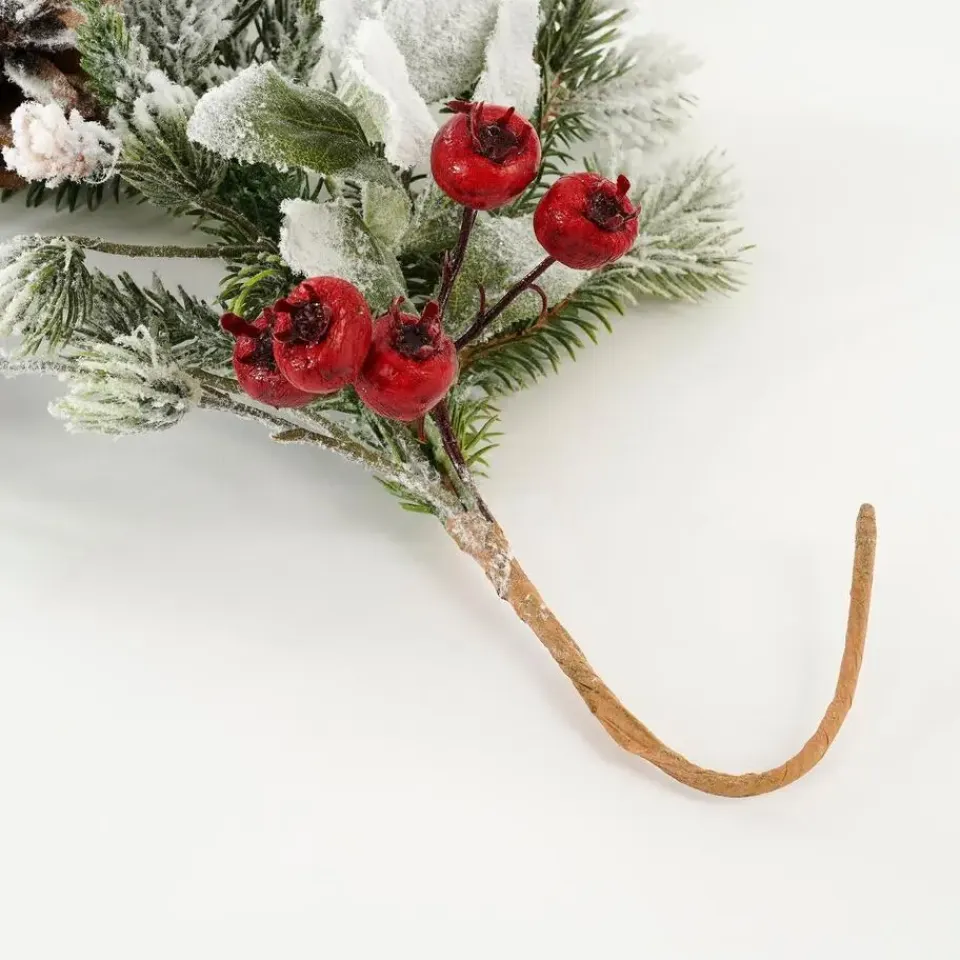 Mica Decorations Belfort Guirlande - L178 cm - Groen Discount