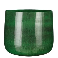 Mica Decorations Benson Bloempot - H27 x Ø32 cm - Donkergroen Discount
