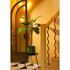 Mica Decorations Benson Bloempot - H27 x Ø32 cm - Donkergroen Discount