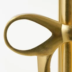 Mica Decorations Bijzettafel - H57 x Ø25 cm - Gerecycled Aluminium - Goud Clearance