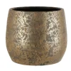 Mica Decorations Bloempot - goudkleurig - keramiek - 25 cm Online