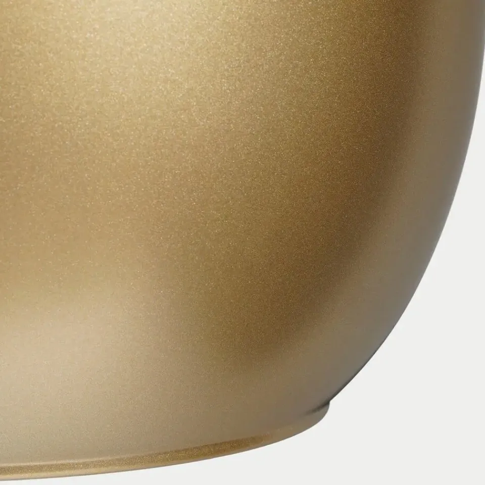 Mica Decorations Bloempot - goud - glanzend - keramiek - 19 x 18 cm Sale