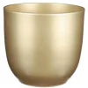 Mica Decorations Bloempot - goudkleurig - keramiek - 25 x 23 cm Online
