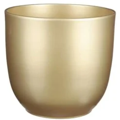 Mica Decorations Bloempot - goudkleurig - keramiek - 25 x 23 cm Online