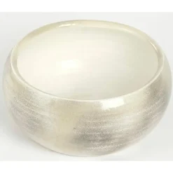 Mica Decorations Bloempot - grijs - keramiek - 28 x 12 cm