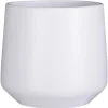 Mica Decorations Bloempot - wit - mat - keramiek - H26/D28 cm Sale