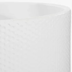 Mica Decorations Bloempot - wit - keramiek - D14 x H13 cm Best