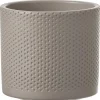 Mica Decorations Bloempot - taupe - keramiek - D13 x H12 cm Online