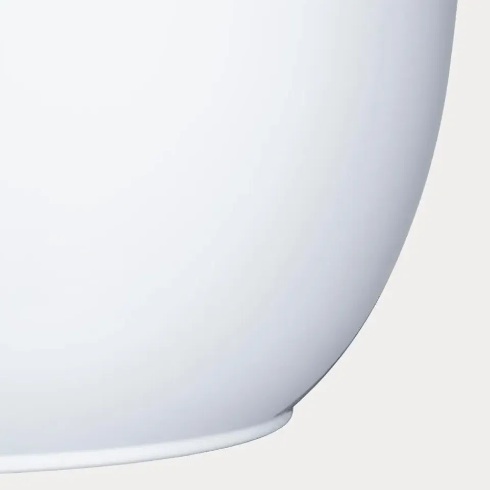 Mica Decorations Bloempot - wit - keramiek - glanzend - 31 x 28 cm Sale