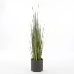 Mica Decorations Bloempot - donkergrijs - mat - keramiek - 23 x 21 cm Outlet