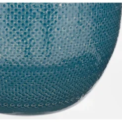 Mica Decorations Bloempot - midnight blauw - keramiek - 25 x 20 cm Outlet