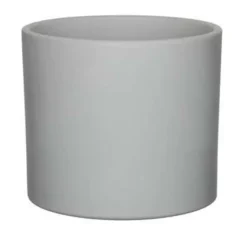 Mica Decorations Bloempot - lichtgrijs - keramiek - 17 x 14 cm Sale