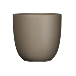 Mica Decorations Bloempot - taupe - keramiek - D12 x H11 cm Sale