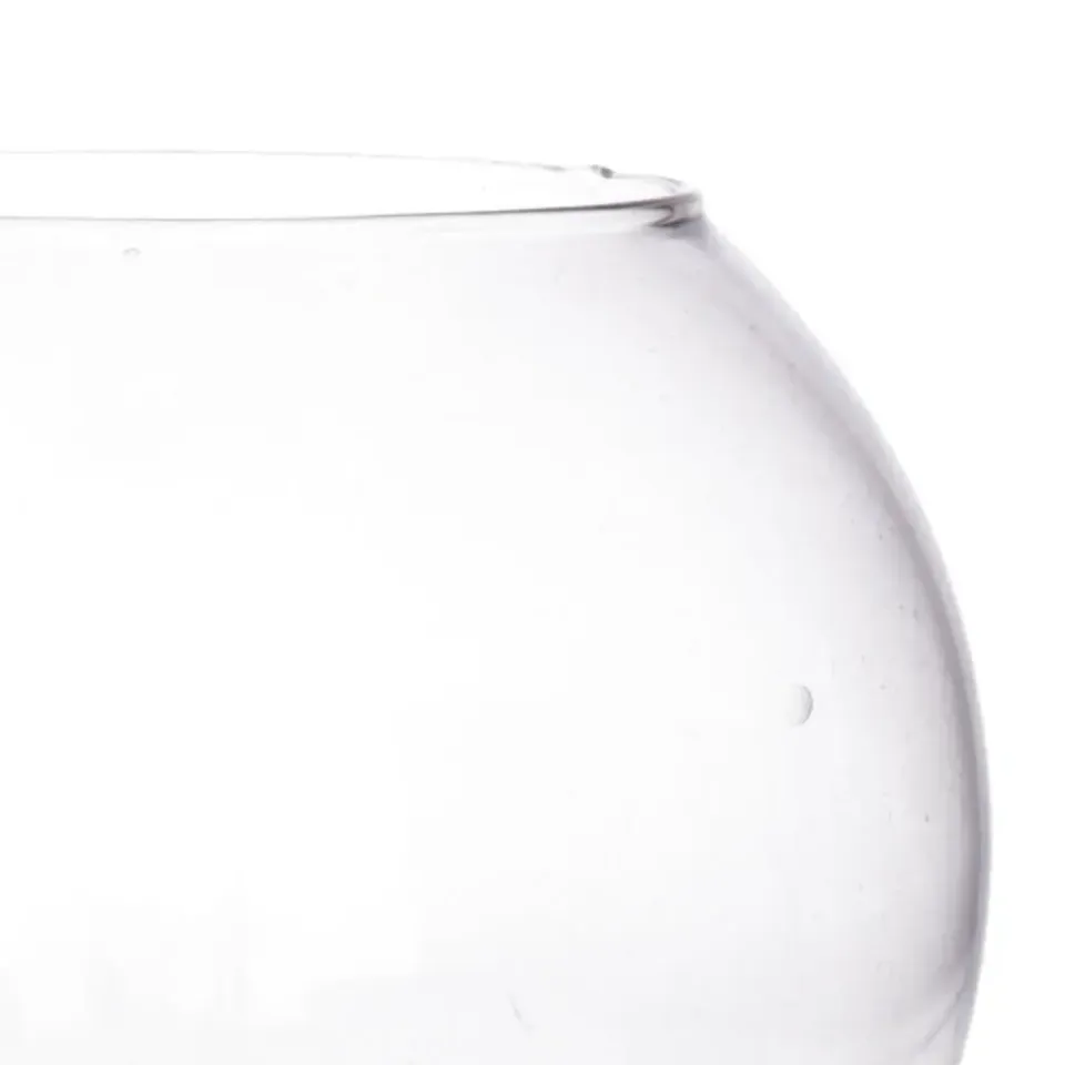 Mica Decorations Bolvaas - kom - transparant - glas - 23 x 30 cm Discount