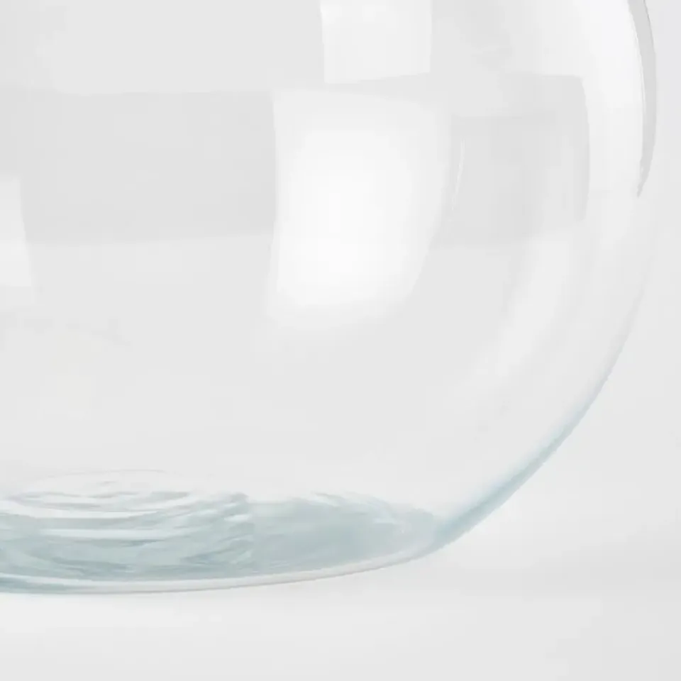 Mica Decorations Bolvaas - kom - transparant - glas - 23 x 30 cm Discount