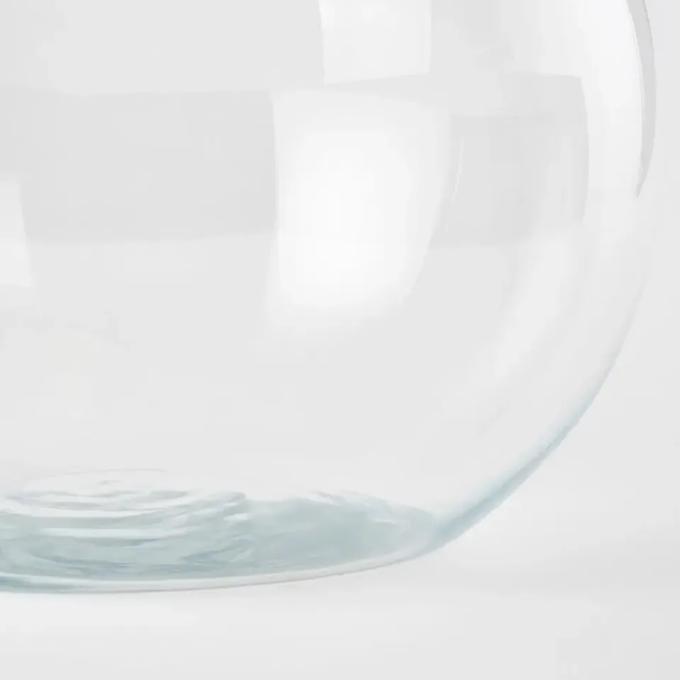 Mica Decorations Bolvaas - kom - transparant - glas - 23 x 30 cm Discount