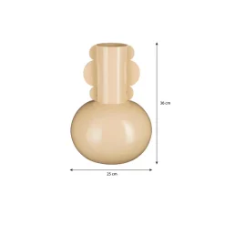 Mica Decorations Boyd Vaas - H36 x Ø25 cm - Beige Discount