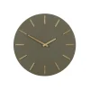 Mica Decorations Brixen Wandklok - Ø35,5 cm - Donkergroen Online