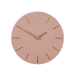 Mica Decorations Brixen Wandklok - Ø35,5 cm - Bruin Best