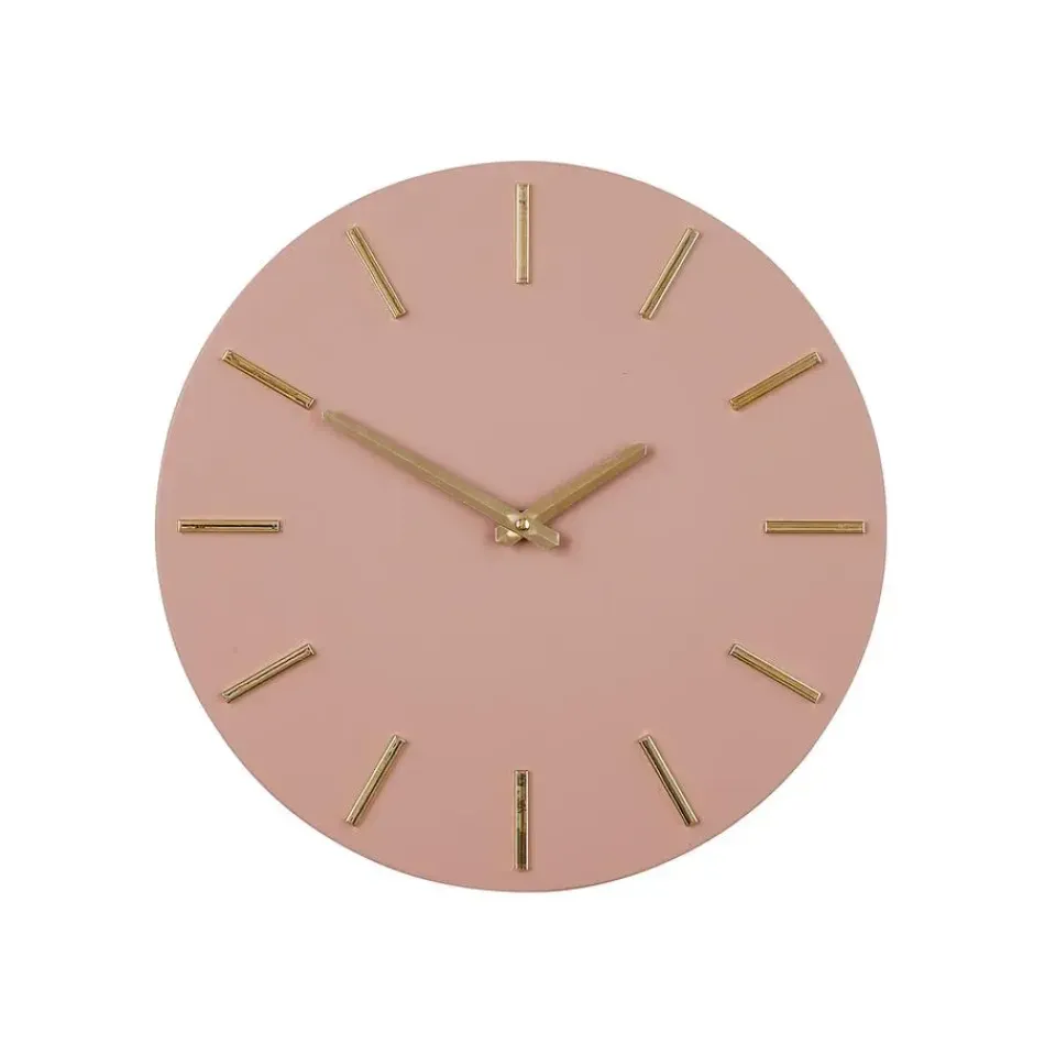 Mica Decorations Brixen Wandklok - Ø35,5 cm - Bruin Best