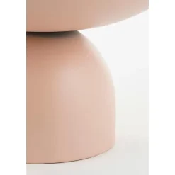 Mica Decorations Celise Bijzettafel - H28 x Ø47 cm - Metaal - Roze New
