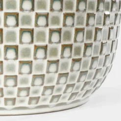 Mica Decorations Daan Bloempot - H17,5 x Ø19 cm - Wit Discount