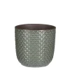 Mica Decorations Daan Bloempot - H17,5 x Ø19 cm - Groen Discount