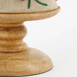 Mica Decorations Decoratie Kerstboom - H55 x Ø12 cm - Mangohout - Rood Clearance