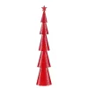 Mica Decorations Decoratie Kerstboom - L18 x B9 x H91 cm - IJzer - Rood