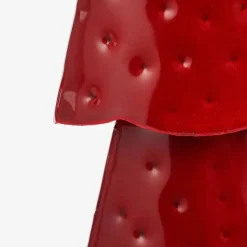 Mica Decorations Decoratie Kerstboom - L18 x B9 x H91 cm - IJzer - Rood