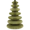 Mica Decorations Decoratie Kerstboom - H212 x Ø148 cm - Papier - Groen Sale