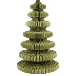 Mica Decorations Decoratie Kerstboom - H212 x Ø148 cm - Papier - Groen Sale