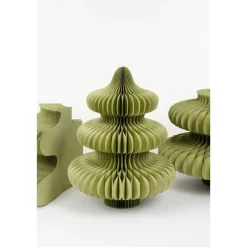 Mica Decorations Decoratie Kerstboom - H212 x Ø148 cm - Papier - Groen Sale