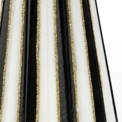 Mica Decorations Decoratie Kerstboom - H40 x Ø9 cm - Glas - Wit, Zwart Hot