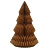 Mica Decorations Decoratie Kerstboom - H152 x Ø104 cm - Papier - Bruin Discount