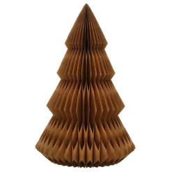 Mica Decorations Decoratie Kerstboom - H152 x Ø104 cm - Papier - Bruin Discount