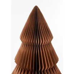Mica Decorations Decoratie Kerstboom - H152 x Ø104 cm - Papier - Bruin Discount
