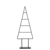 Mica Decorations Decoratie Kerstboom - L34 x B12 x H90 cm - IJzer - Zwart Sale