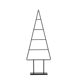 Mica Decorations Decoratie Kerstboom - L34 x B12 x H90 cm - IJzer - Zwart Sale