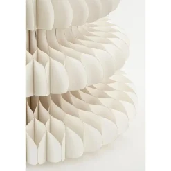 Mica Decorations Decoratie Kerstboom - H153 x Ø104 cm - Papier - Wit