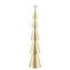 Mica Decorations Decoratie Kerstboom - L18 x B9 x H91 cm - IJzer - Goud New