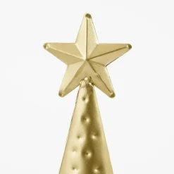 Mica Decorations Decoratie Kerstboom - L18 x B9 x H91 cm - IJzer - Goud New