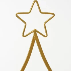 Mica Decorations Decoratie Kerstboom - L40 x B12 x H79 cm - IJzer - Goud Online