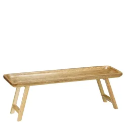 Mica Decorations Duko Dienblad - L50 x B15 x H17 cm - Hout - Bruin Outlet