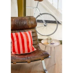 Mica Decorations Flores Bijzettafel - H49 x Ø42 cm - Beige Online