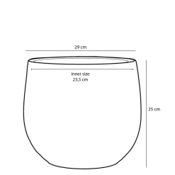 Mica Decorations Gabriel bloempot Oker