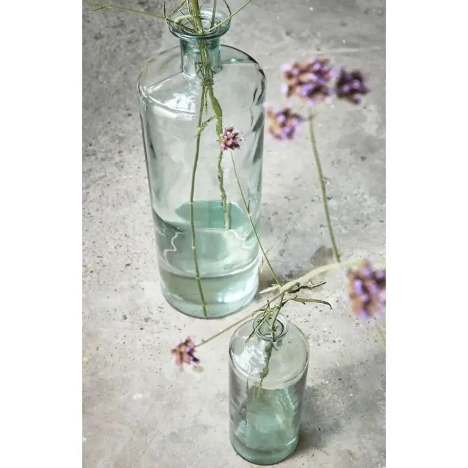 Mica Decorations Guan Glazen Fles - H40 x Ø15 cm - Transparant Hot