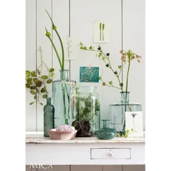 Mica Decorations Guan Glazen Fles - H40 x Ø15 cm - Transparant Hot